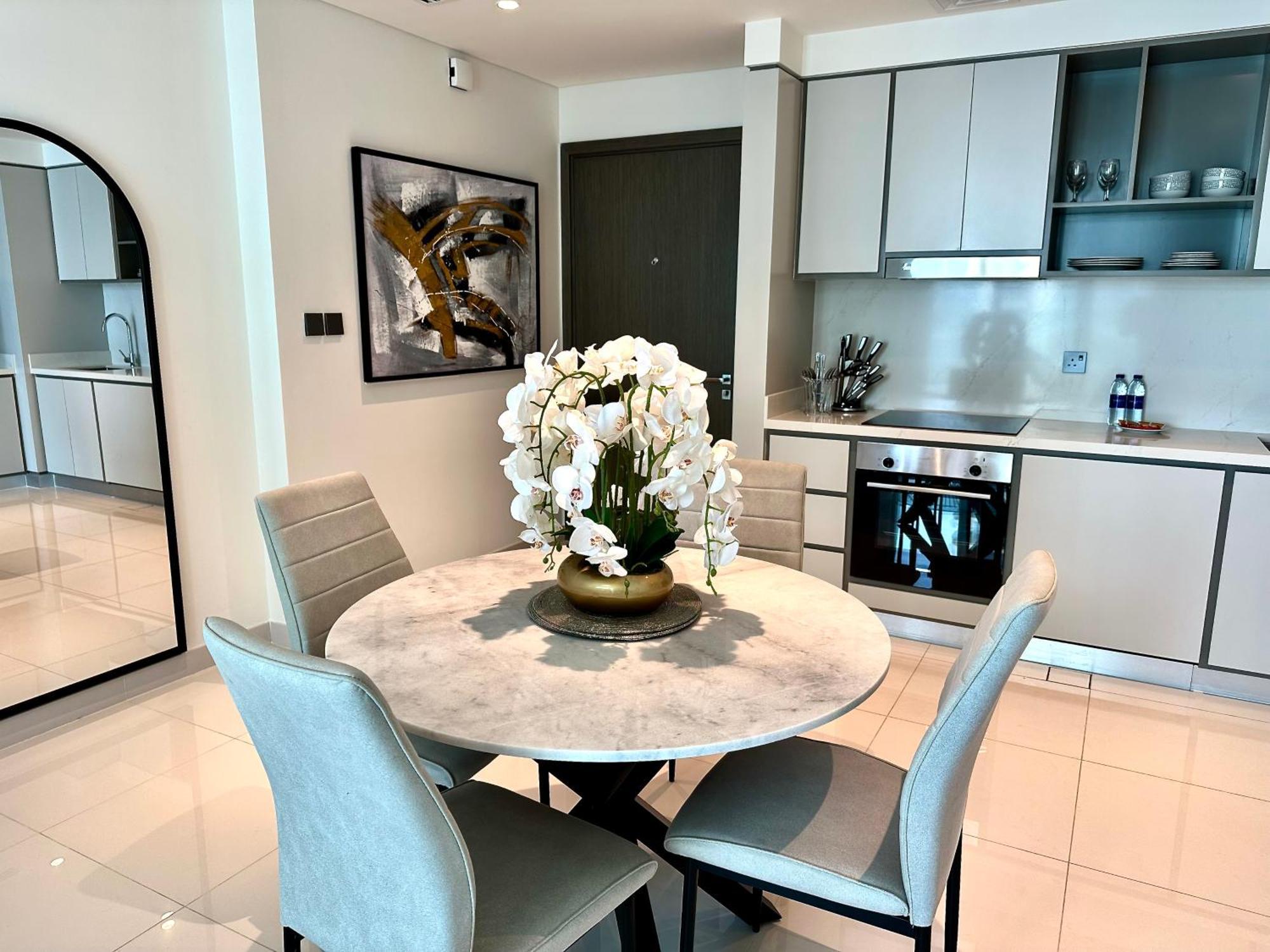 Apartamento Lux Bnb I Sun Rise Bay I Palm & Sea View Dubái Exterior foto
